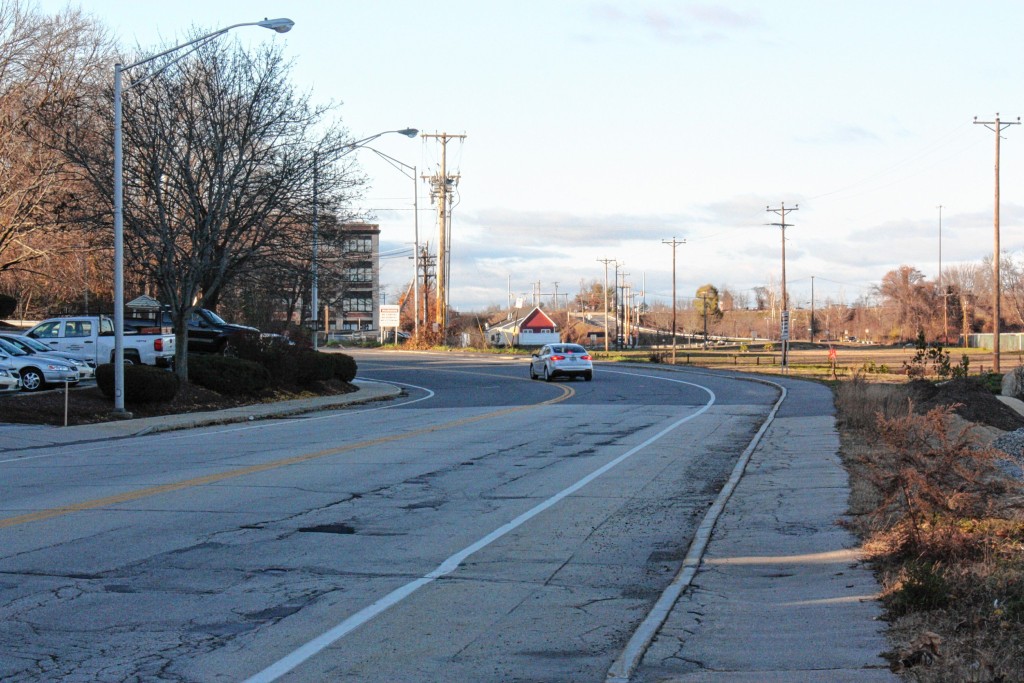 Soon enough, we'll all be able to keep driving straight here on Storrs Street to bypass more of North Main Street.