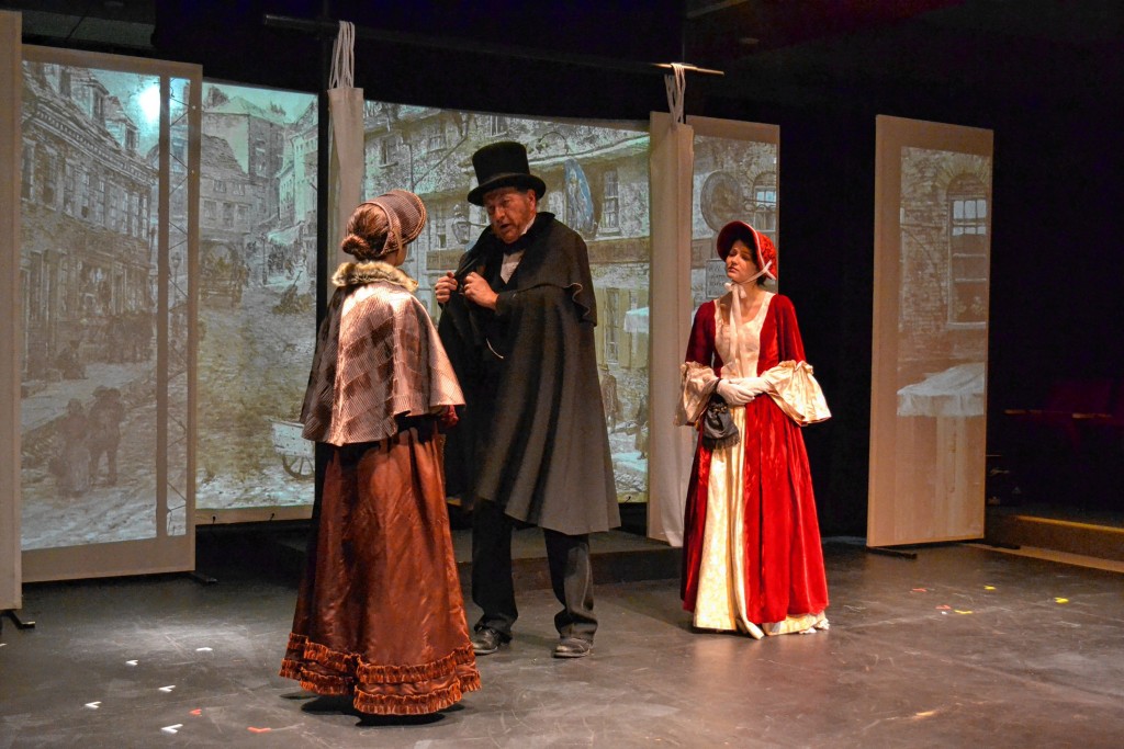 An original adaptation of Dickens' A Christmas Carol is currently showing at Hatbox Theatre through Dec. 18.