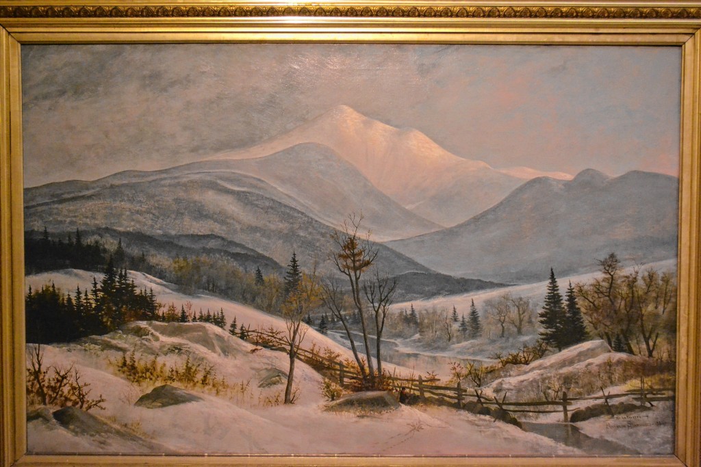 The N.H. Historical Society recently opened a new exhibit, White Mountains in the Parlor: The Art of Bringing Nature Indoors in the society's new Governor John McLane Gallery.