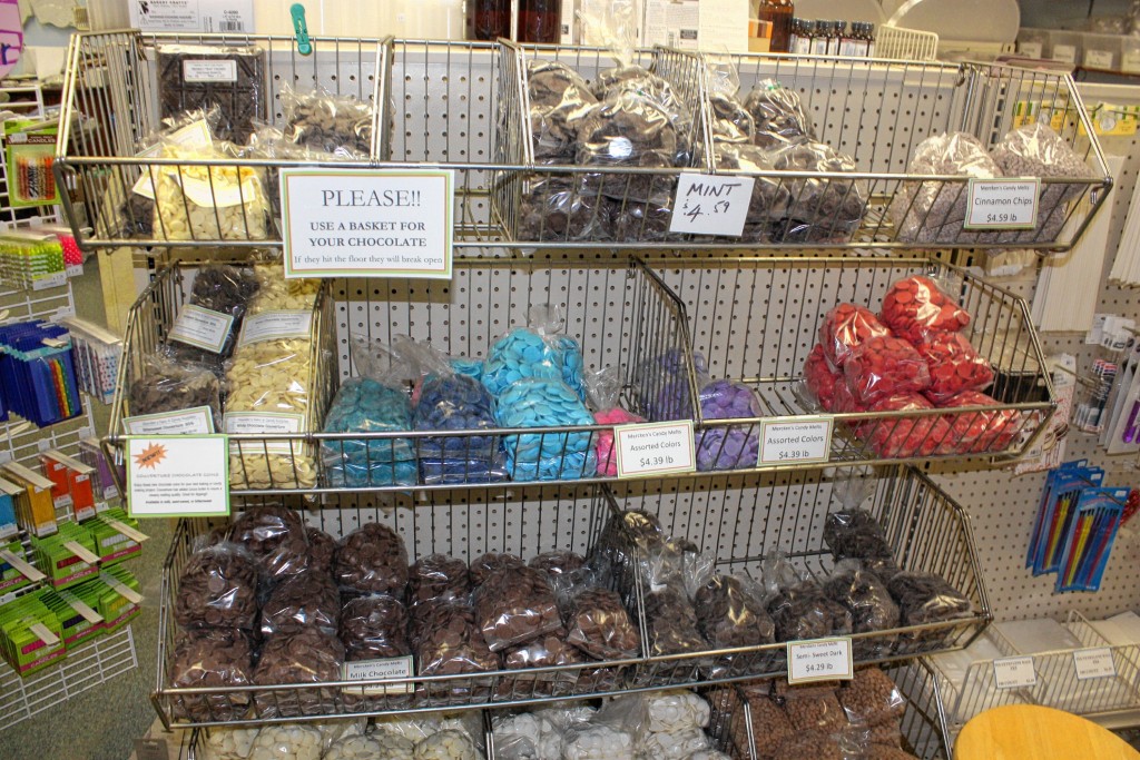 We stopped by Chandler's Cake and Candy Supplies to see what kinds of supplies they had for making holiday sweets.