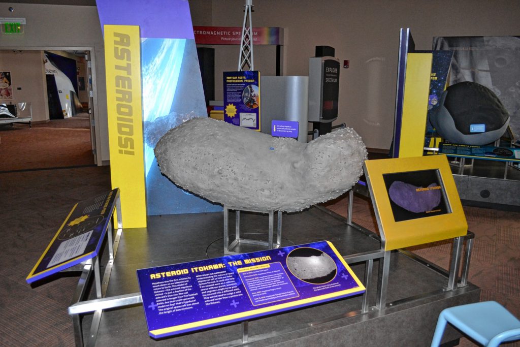 The McAuliffe-Shepard Discovery Center opened a new exhibit last Friday, Great Balls of Fire, all about comets, asteroids and meteors.