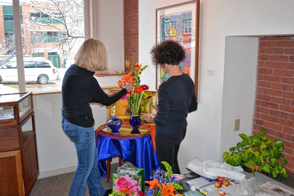 Ever wonder how the arrangements at Art & Bloom are created? Well so did we and that's why we checked in with Concord Garden Club members to find out.
