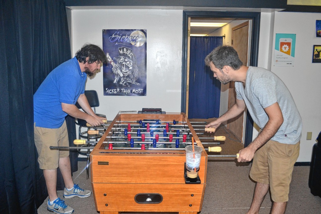 Foosball is kind of a real sport.