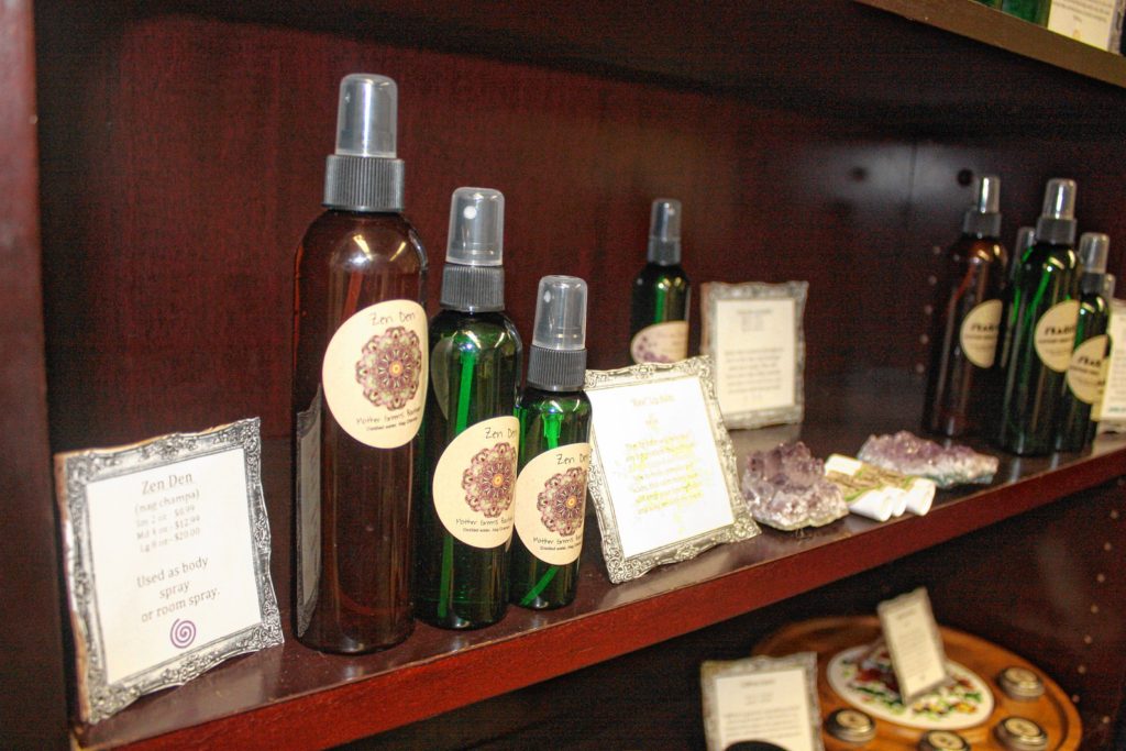 Some of the products available at The Mother Green's Boutique.
