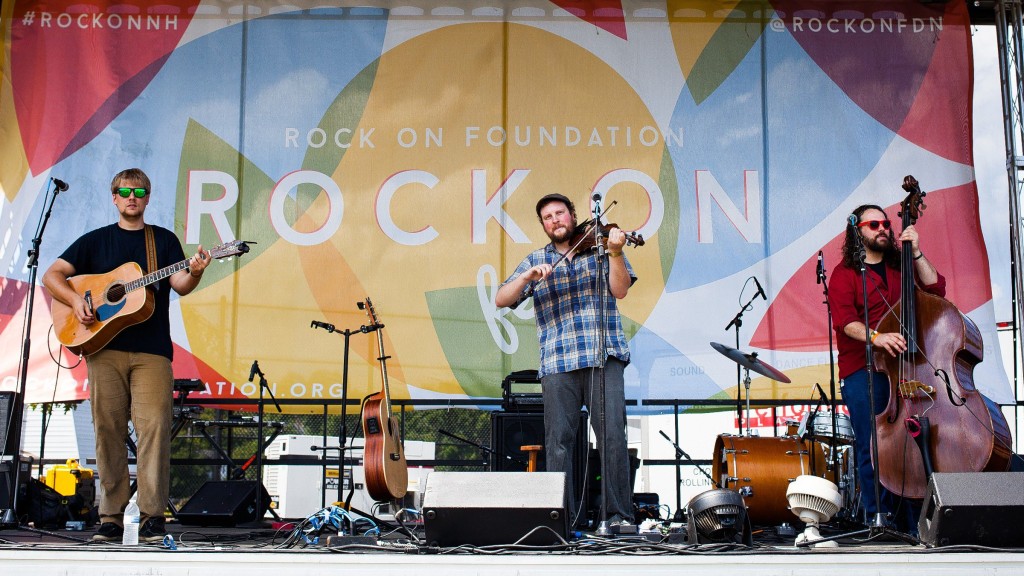 The Jordan Tirrell-Wysocki Trio performs on the main stage at Rock on Fest at White Park in Concord during Concord City Celebration Week on Saturday, Aug. 15, 2015.