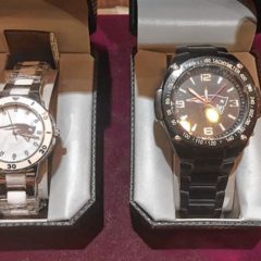 You could win two brand new Patriots watches