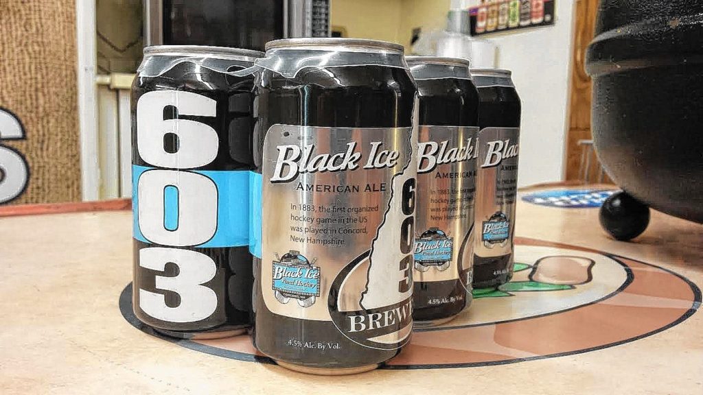 Whether you like it in a glass, in a can or straight from the tap, 603 Brewery’s Black Ice American Ale is sure to whet your whistle – and have you coming back for more. You might as well get as much as you can now, because before you know it the Black Ice ale will be gone for a year.