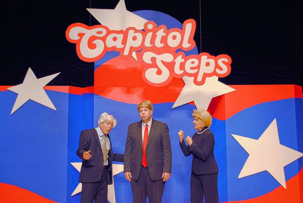 The Capitol Steps will entertain the masses at the Cap Center.