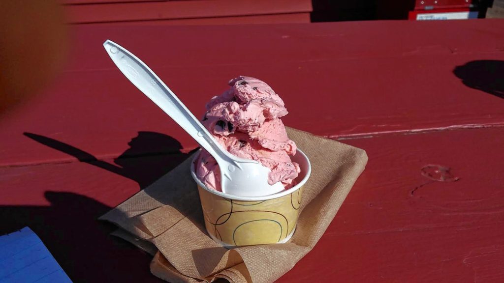 Arnie’s Place opened for the season last Thursday, which meant our first ice cream of the season.