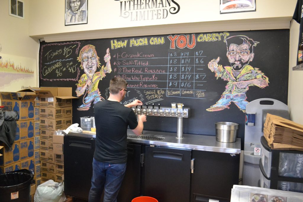 We checked out the grand opening of Lithermans Limited tap room last week.