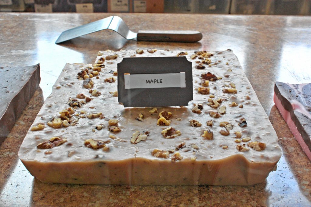 Try some maple walnut fudge from Caring Gifts.(JON BODELL / Insider staff)