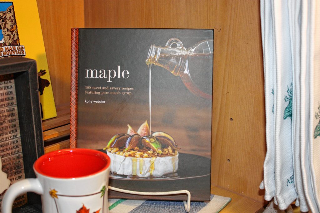 Need some ideas? Caring Gifts has this cook book of 100 maple recipes, which you should buy if you want to impress your friends at your next maple party.(JON BODELL / Insider staff)