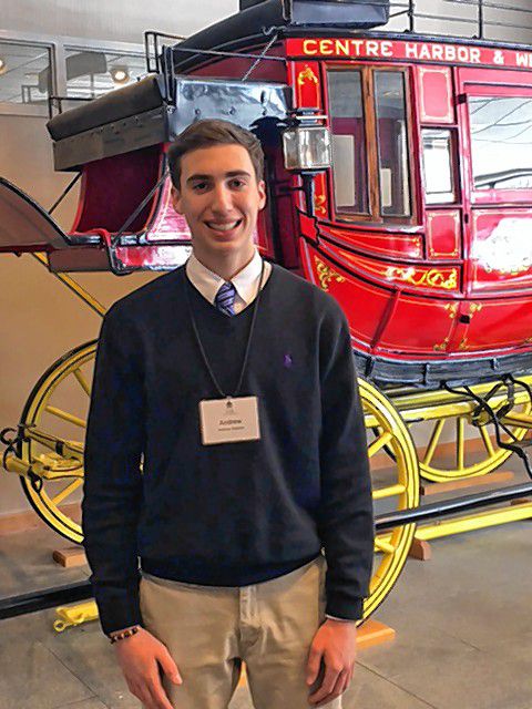 Andrew RalstonBow High SchoolHometown: BowFavorite vacation destination: Sebago Lake, Maine.I’m passionate about: Climate change.Favorite hobbies: Soccer, lacrosse and indoor track.