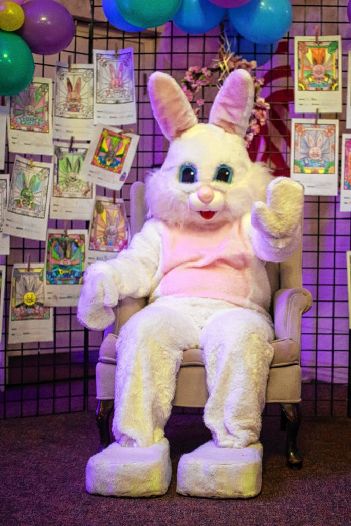 In case you couldn’t make it, the Easter Bunny wanted to say hi. (ELIZABETH FRANTZ / Monitor staff)