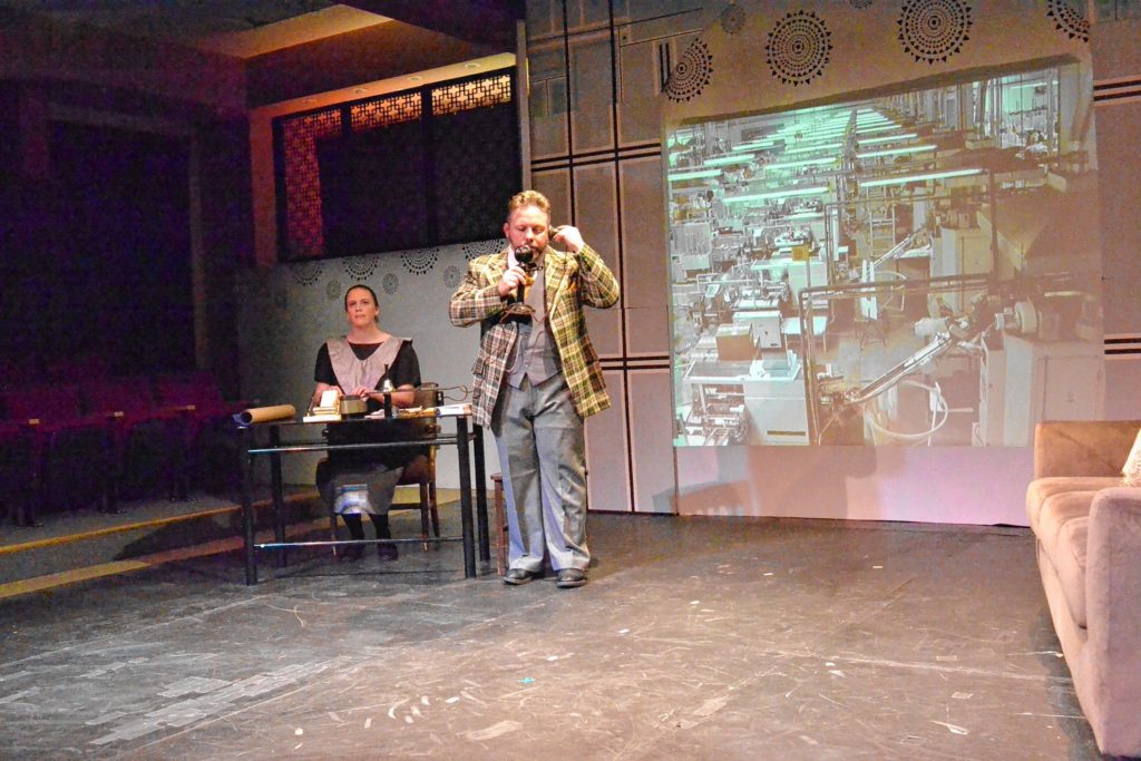 There are three performances left in Late Bloomer Productions's R.U.R.–Rossum's Universal Robots at Hatbox Theatre.
