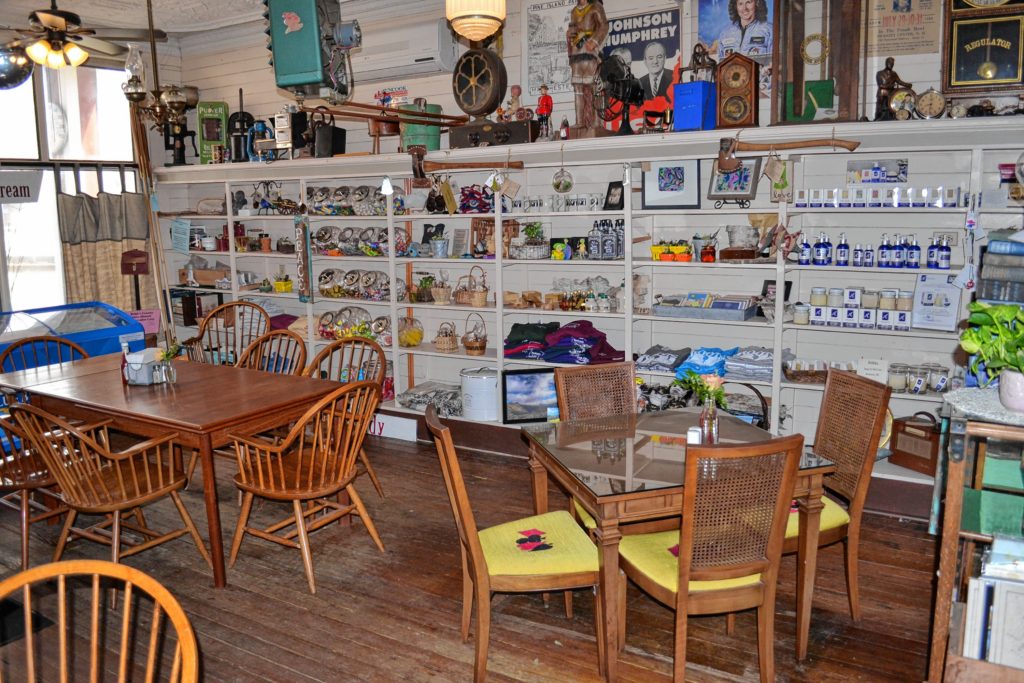 Robie’s Country Store, a fixture in Hooksett for more than a century, has all kinds of cool historic memorabilia, knick knacks and New Hampshire made products. It’s even home to the Roots Cafe, which we were told serves up some tasty food.