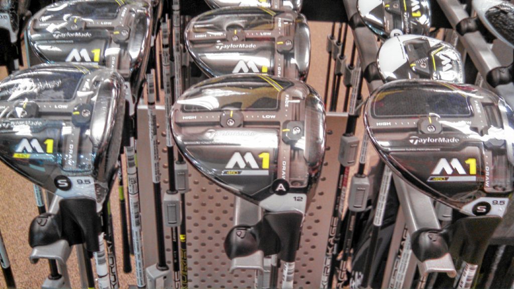 While poking around Dick's Sporting Goods, these TaylorMade M1 series drivers caught our attention. And at only $499.99 each, we decided to go for it so we can start setting records at Beaver Meadow (record-worst scores, that is). (JON BODELL / Insider staff)