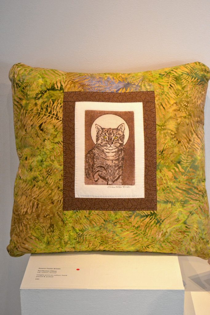Purrfection Pillow, Susann Foster Brown.