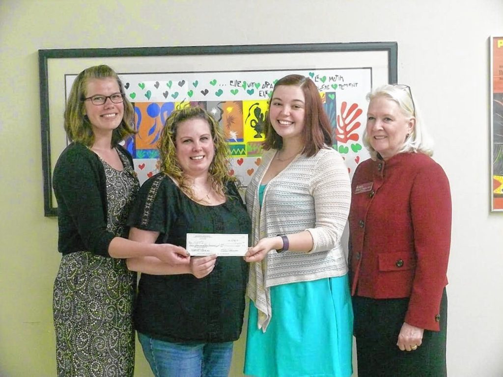 The Zonta Club of Concord awarded $6,500 in scholarships to five NHTI students this year.  