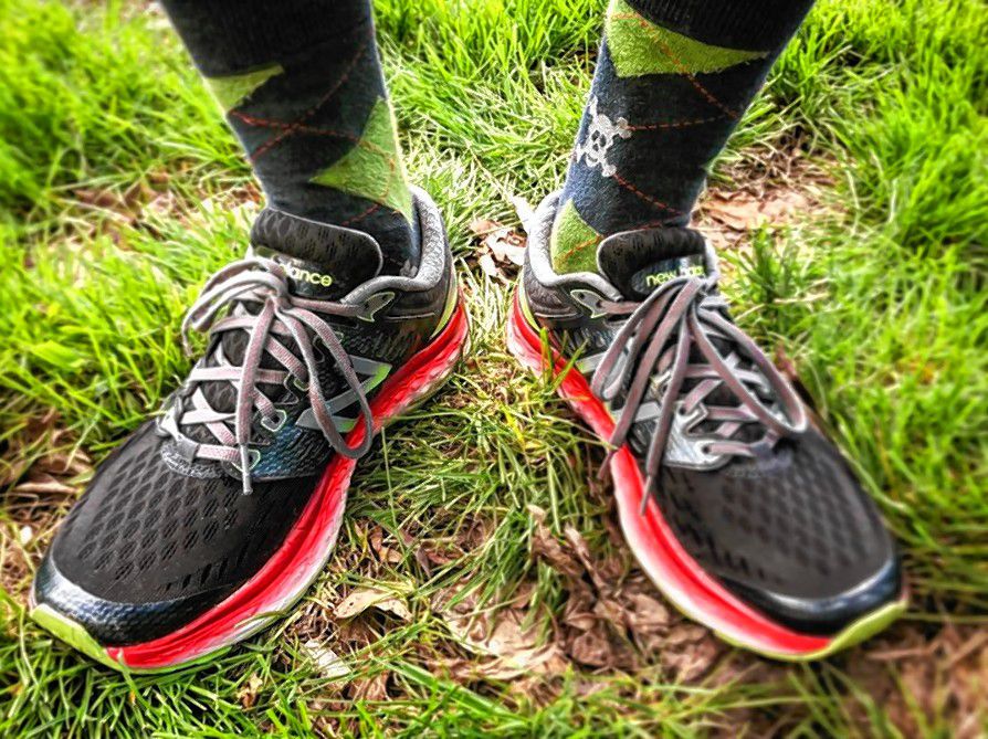 With the Rock ‘N Race upon us, we scoured the interwebs for a nice Instagram shot that tied into that theme, and look at what we found. Instagram user @michaelmurphy posted this shot of his running kicks – and those killer argyle socks! It’s not too often that we see an argyle sock with the skull and crossbones emblem on it, so when we do, we must run it. Cool shot, @michaelmurphy!