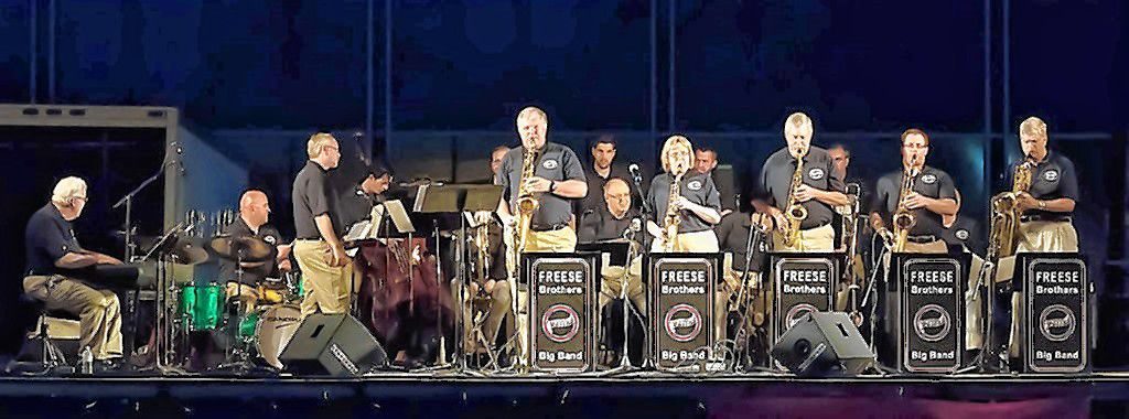 The Freese Brothers Big Band has been producing smooth sounds for 36 years, and they're all ready to get this summer season under way. Courtesy of David Tirrell-Wysocki