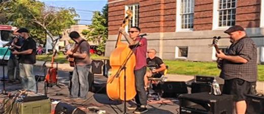 Concord's own Laid To Dust will play at Concord Public Library's Live Music on the Lawn series on July 26 at 6 p.m. Courtesy of Nicole Prokop