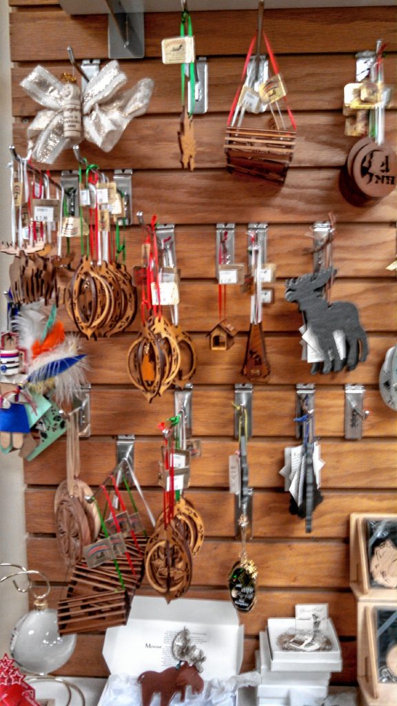 Marketplace New England has a healthy selection of Christmas tree ornaments to choose from. They even have a tree, fully decorated, set up in the store right now. JON BODELL / Insider staff