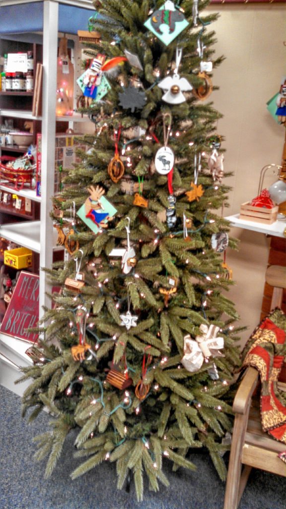 Marketplace New England has a healthy selection of Christmas tree ornaments to choose from. They even have a tree, fully decorated, set up in the store right now. JON BODELL / Insider staff