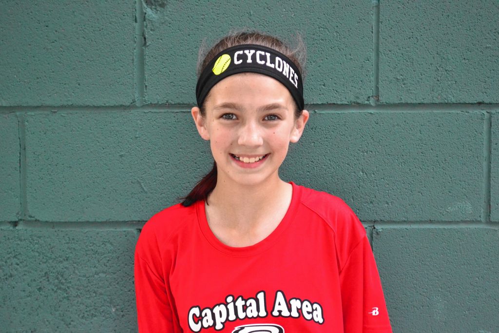 Avery MacDonald  Nickname: Smalls  Age: 10  Position: OF  Hometown: Concord  What are you looking forward to most about the world series? I think to see the other teams that are there.   What is your best memory from this season so far? When Lily made the last out of the championship game of the regionals.   Outside of softball, what is your favorite hobby? Spend time with my family and friends.   What is your favorite flavor of ice cream? Coffee Oreo   What are your plans for the rest of your summer vacation? Probably just to take it easy because most of my summer has been softball.  TIM GOODWIN / Insider staff