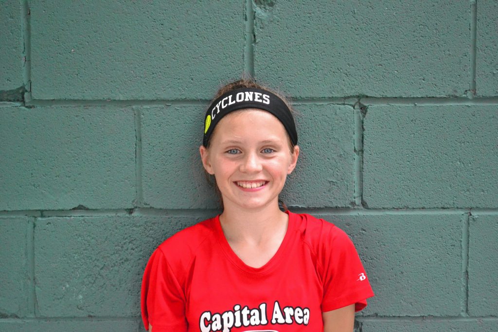 Sarah Taylor  Nickname: Nails  Age: 10  Position: 3B/P  Hometown: Concord  What are you looking forward to most about the world series? I’m really looking forward to playing other teams and seeing more competition. We did have competition up here, but down there it will be better.   What is your best memory from this season so far? When we won regionals, everybody jumped up and started hugging each other, and got in this huge hug circle.   Outside of softball, what is your favorite hobby? I like to hang out with my friends and make slime.   What is your favorite flavor of ice cream? Black raspberry   What are your plans for the rest of your summer vacation? Nothing really, probably visit some of my cousins in Massachusetts.  TIM GOODWIN / Insider staff
