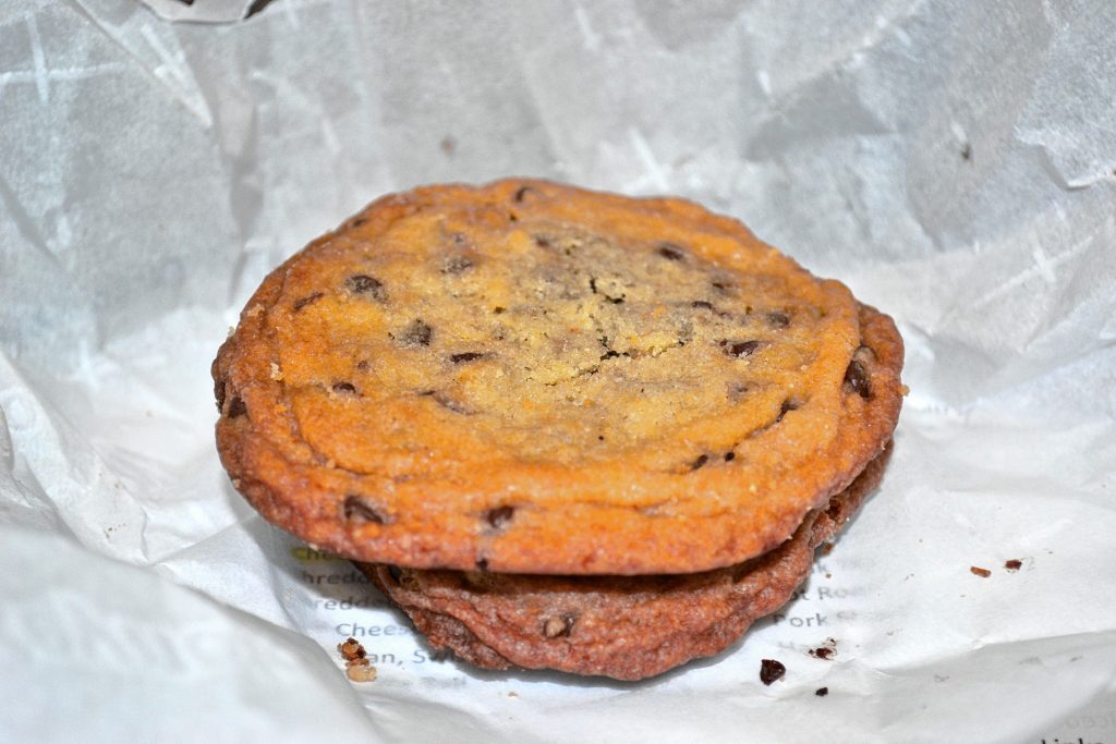 The chocolate chip cookies – which were delicious by the way. TIM GOODWIN / Insider staff