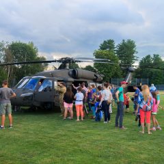 Mingle and check out a Black Hawk helicopter at National Night Out