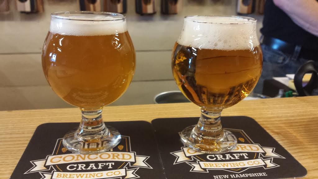 We stopped by Concord Craft Brewing Co. to try the N.H. House Session IPA and The Gov'nah, a double IPA. Tim Goodwin