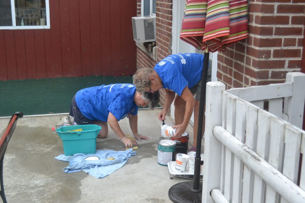 Last Wednesday was the Day of Caring in Merrimack County so we figured we'd scope out how volunteers were helping around Concord. Tim Goodwin
