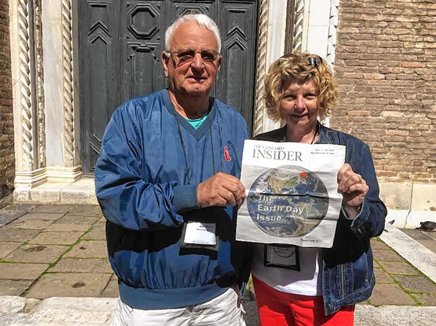 Donna and Joe Raycraft of Penacook brought us to the Bascillica of St. Mary of the Flower in Florence, Italy on our tour of Italy with Road Scholar.  Courtesy