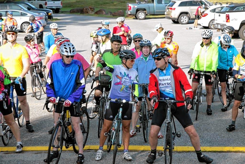 Everybody had a good time -- and raised tens of thousands of dollars -- at the 2016 Pedaling for Payson bike ride. More than $1 million has been raised through the annual event since it started 12 years ago, said Gail Dexter, director of annual giving at Concord Hospital Trust. Courtesy of Gail Dexter / Concord Hospital Trust