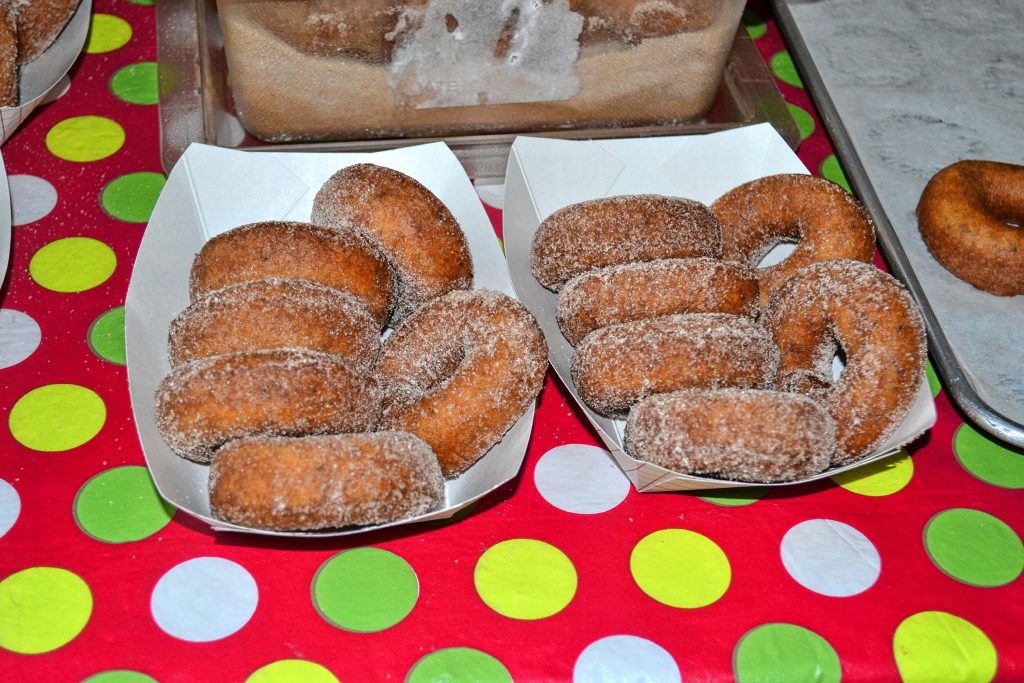 Don't you just want to eat all of these apple cider doughnuts? TIM GOODWIN / Insider staff