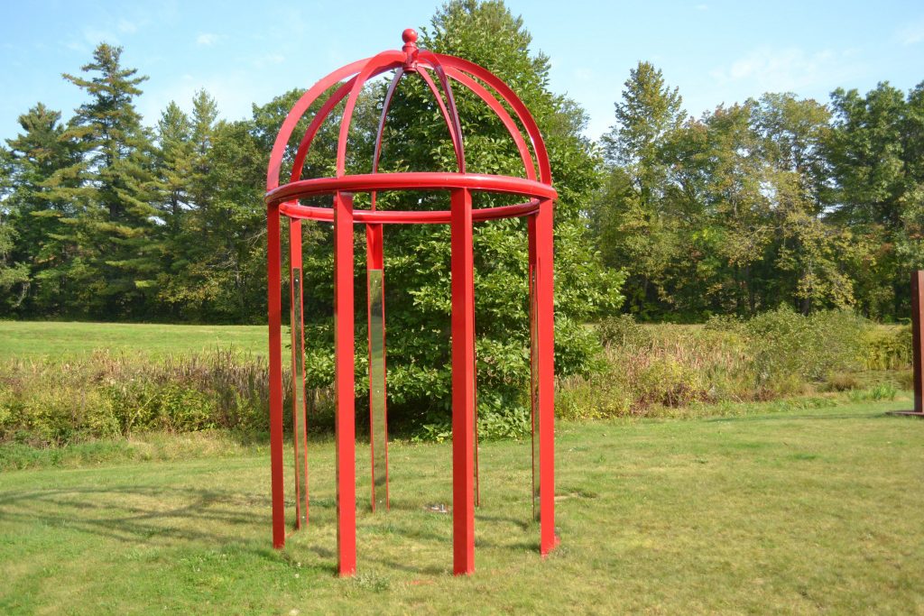 The Mill Brook Gallery & Sculpture Garden outdoor sculpture exhibit will be available for viewing through Sunday. So if you want to see Sun Pavilion by Murray Dewart you might want to make your way over there. TIM GOODWIN / Insider staff