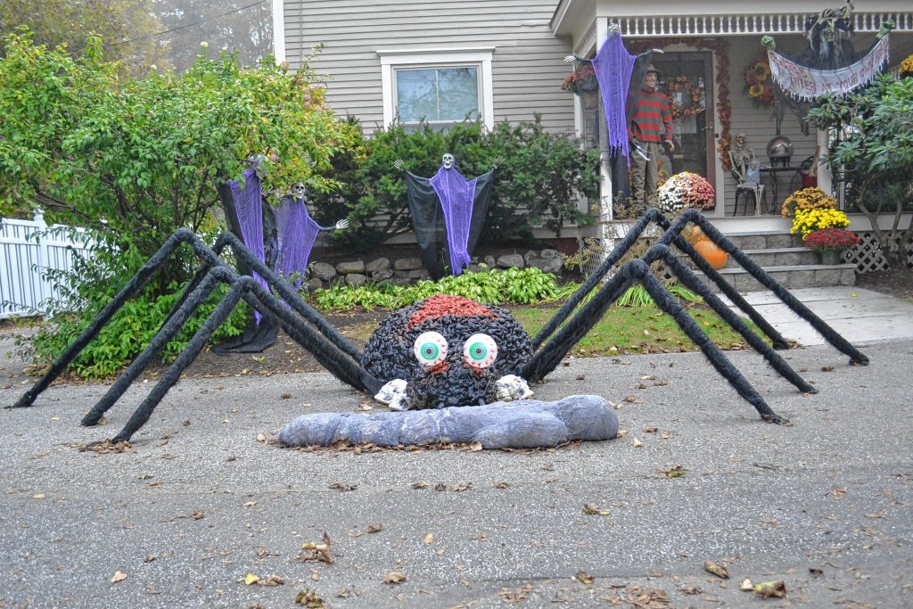 The Shaw family on View Street have been putting together a Halloween display for more than 20 years. TIM GOODWIN / Insider staff