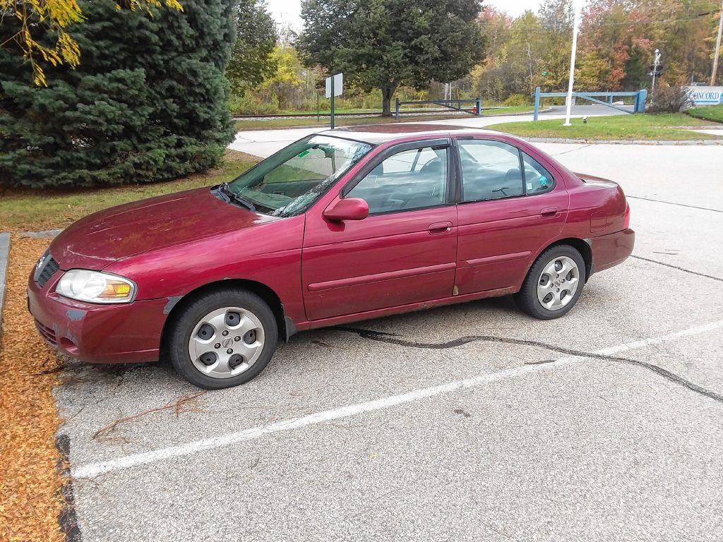 This might not be Tim's first official car, but after 11 years and more than 215,000 miles, there sure are a lot of memories associated with his 2006 Nissan Sentra. TIM GOODWIN / Insider staff