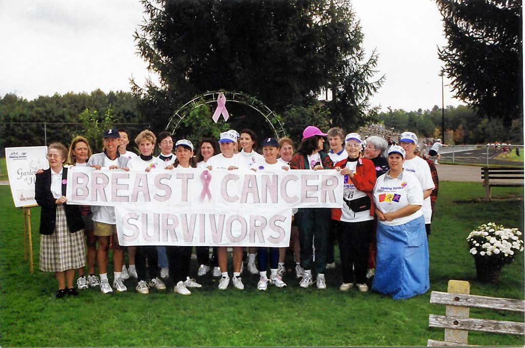 One of the first survivor group photos, circa 2000. Courtesy