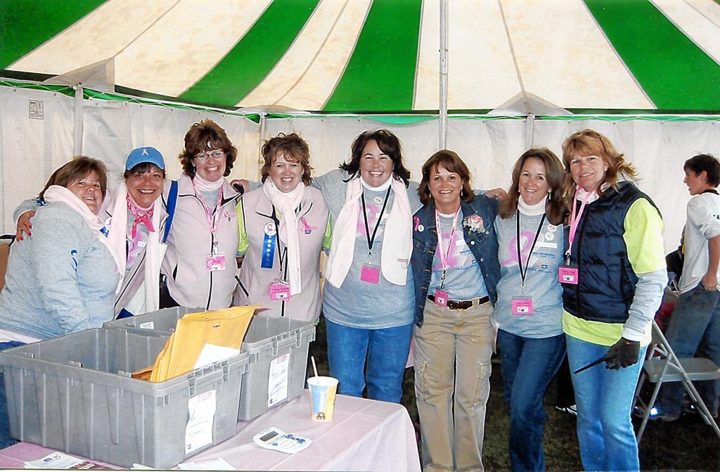 The Making Strides Against Breast Cancer Concord 2006 planning committee. Courtesy