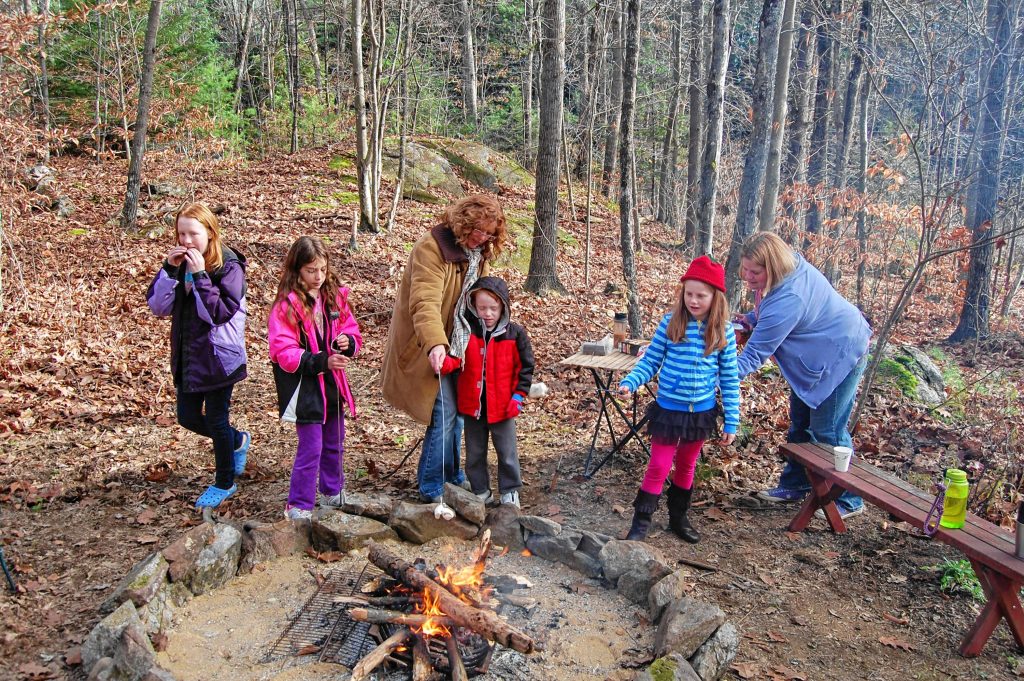 You can roast marshmallows during your visit to Petal in the Pines. Courtesy