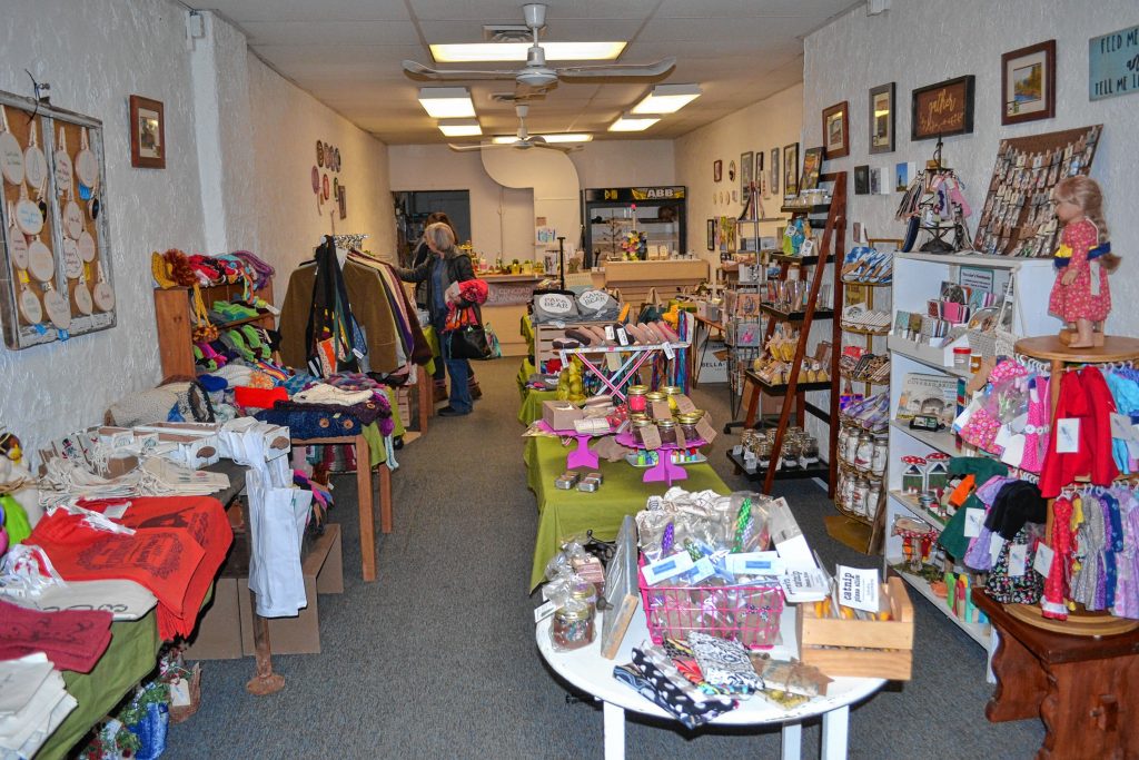 Concord Handmade, a holiday pop-up shop, opened for the season last Wednesday at 18 S. Main St. It's full of all sorts of hand-crafted items that are sure to help you cross off names from your shopping list. TIM GOODWIN / Insider staff