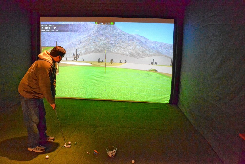 Trying to put together a low score on an indoor simulator is a lot harder than it looks. JON BODELL / Insider staff