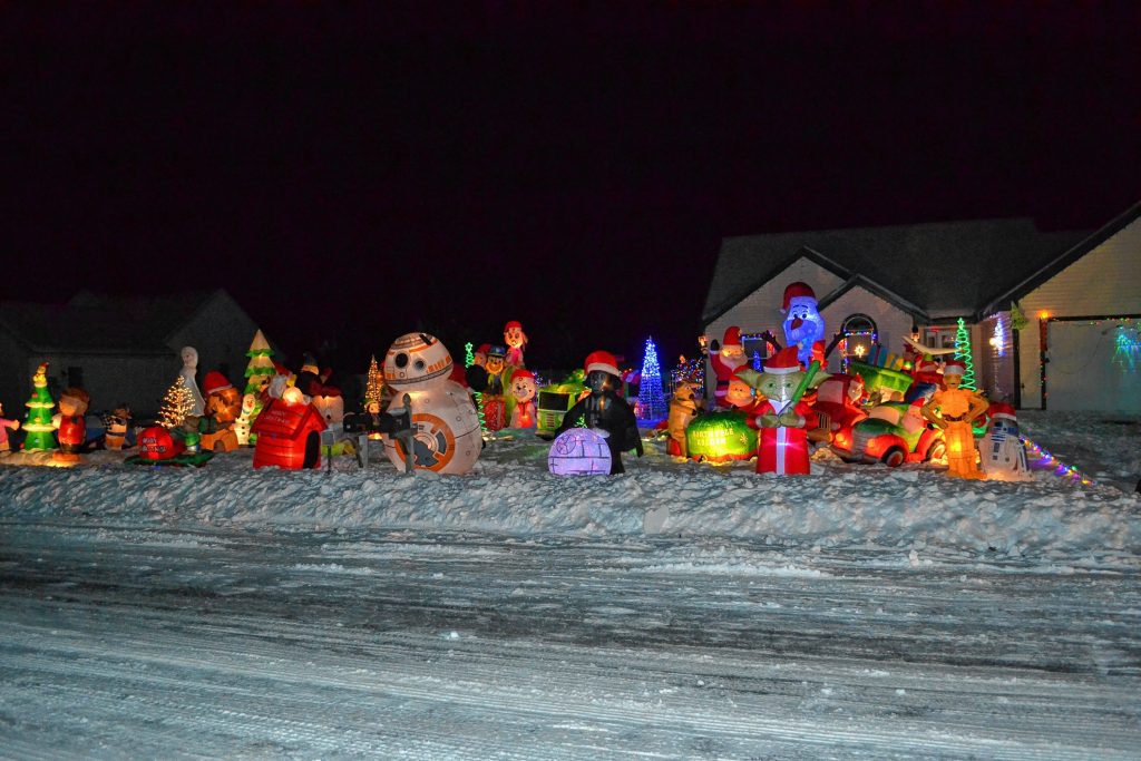 If inflatable holiday yard decorations are your thing, you should take a drive down Primrose Lane. TIM GOODWIN / Insider staff