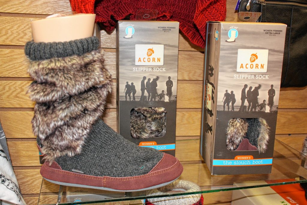 For that stylish lady in your life who likes to stay cozy at home, pick up a set of these slipper socks from Gondwana & Divine Clothing Co. They're simultaneously better than socks and slippers. JON BODELL / Insider staff