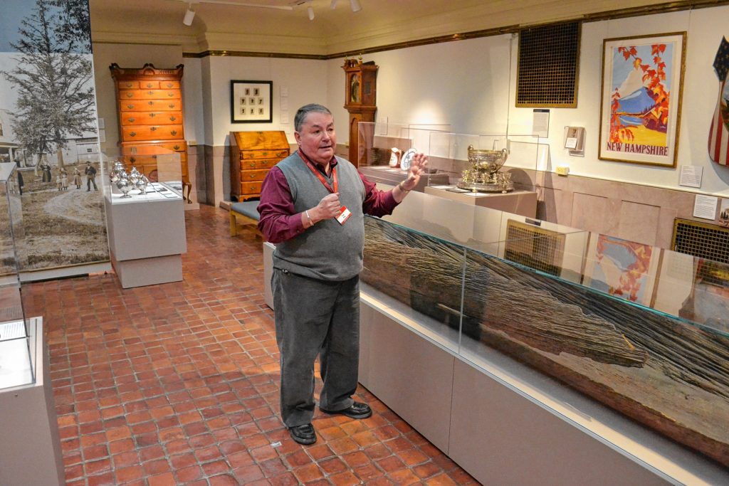 Tom Fisk was our personal guide for a tour of the N.H. Historical Society. TIM GOODWIN / Insider staff