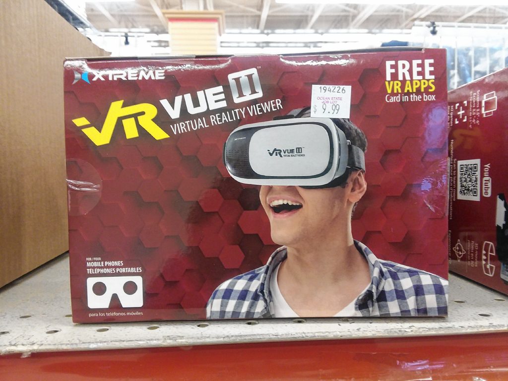 Just look at how happy that guy on the box is, don't you know someone in your life who would appreciate that kind of enjoyment from the VR Vue II. TIM GOODWIN / Insider staff