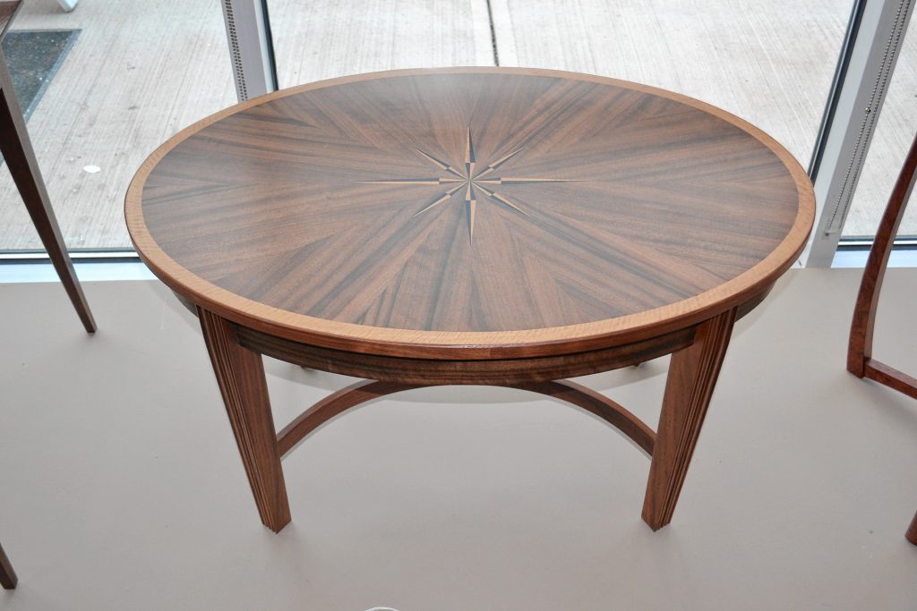 Compass Rose Table, Richard Oedel, N.H. Furniture Masters. TIM GOODWIN / Insider staff